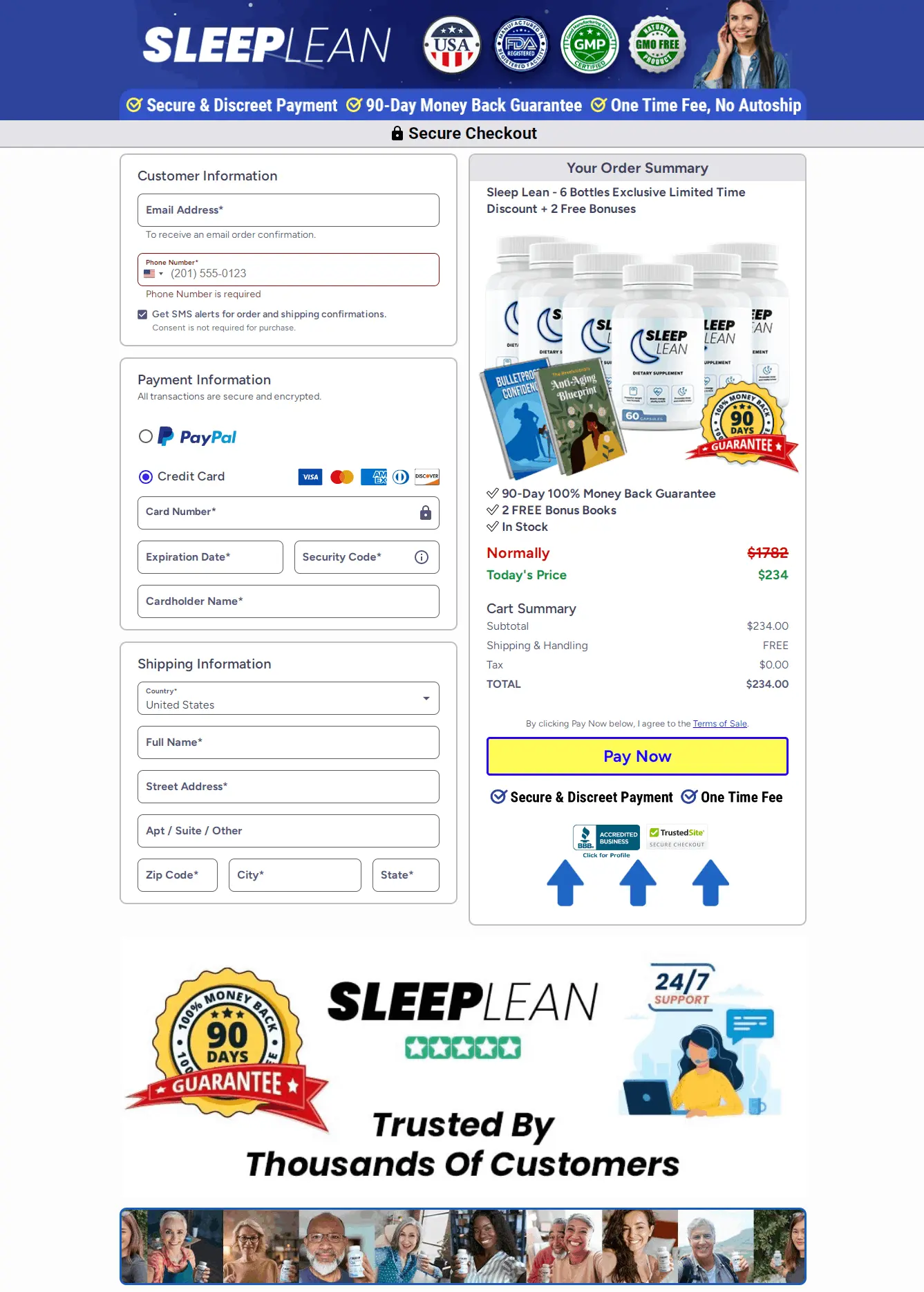 Sleep Lean price